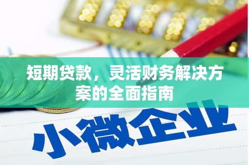 赤城短期贷款，灵活财务解决方案的全面指南
