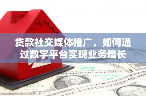 赤城贷款社交媒体推广，如何通过数字平台实现业务增长