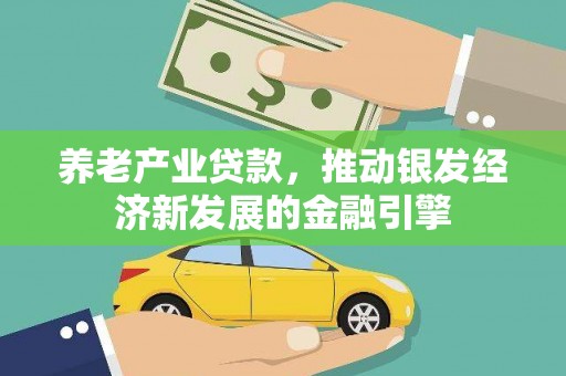 赤城养老产业贷款，推动银发经济新发展的金融引擎