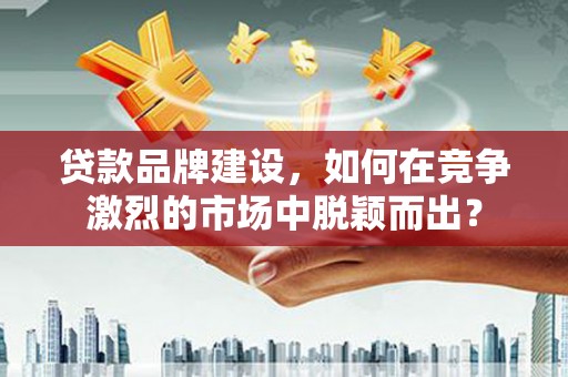 赤城贷款品牌建设，如何在竞争激烈的市场中脱颖而出？