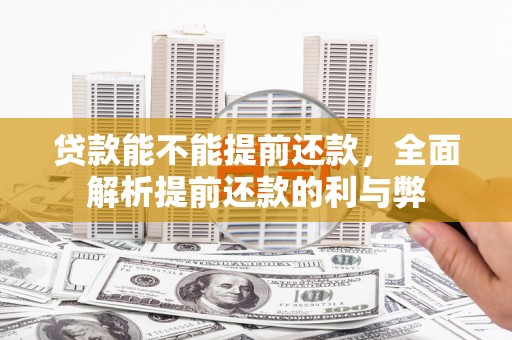赤城贷款能不能提前还款，全面解析提前还款的利与弊