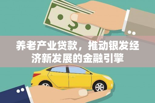 赤城养老产业贷款，推动银发经济新发展的金融引擎