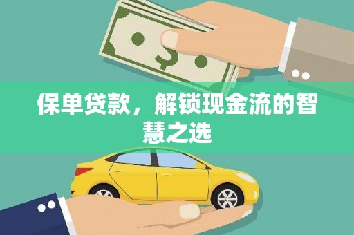 赤城保单贷款，解锁现金流的智慧之选